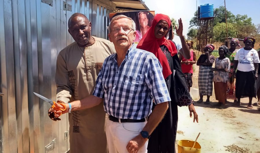 Bei einem meiner Projekte in Afrika